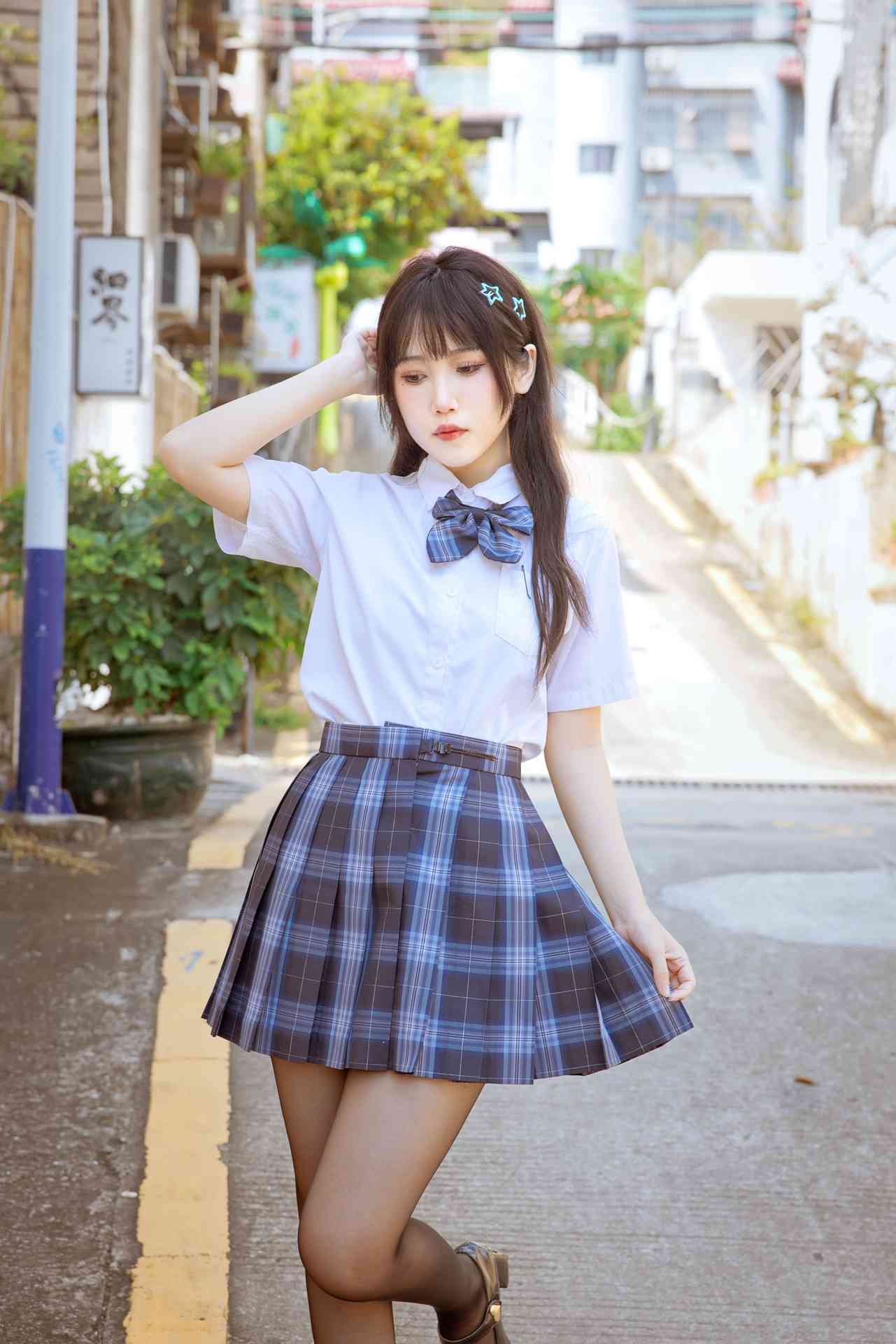 不呆猫No.061 - 泳衣JK学妹 [59P 1V]